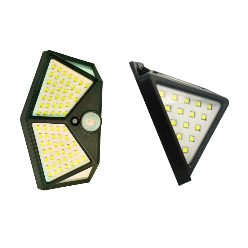 Luminária de Parede Balizador Solar de Parede,  100 Led Sensor proteção contra água